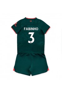Liverpool Fabinho #3 Babyklær Tredje Fotballdrakt til barn 2022-23 Korte ermer (+ Korte bukser)